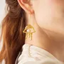 Jewelry - HOOK GOLDEN EARRINGS DALÍ, JEWELRY BY JOIDART, EYE - JOIDART