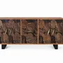 Buffets - Buffet bois d'acacia et métal - GINER Y COLOMER