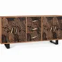 Buffets - Buffet bois d'acacia et métal - GINER Y COLOMER