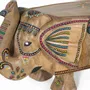 Wardrobe - Multi-colored hand-painted mango wood bench - GINER Y COLOMER