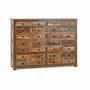 Buffets - Buffet avec 28 tiroirs en bois recyclé fabriqué à la main - GINER Y COLOMER