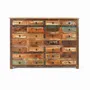 Buffets - Buffet avec 28 tiroirs en bois recyclé fabriqué à la main - GINER Y COLOMER