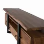 Meubles TV - Meuble TV en palissandre et pieds en métal - GINER Y COLOMER