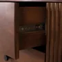 Buffets - Buffet avec 2 portes et 3 tiroirs en bois d'acacia et pieds en métal - GINER Y COLOMER