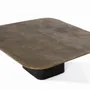 Tables basses - Table basse avec base en fer et plateau en aluminium - GINER Y COLOMER