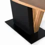 Dining Tables - Acacia wood and metal dining table - GINER Y COLOMER