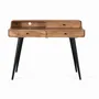 Desks - Acacia wood and metal desk - GINER Y COLOMER