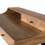 Desks - Acacia wood and metal desk - GINER Y COLOMER