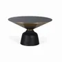 Tables basses - Table basse plateau verre trempé structure aluminium - GINER Y COLOMER