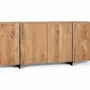 Buffets - Buffet rustique acacia et métal elegance naturelle - GINER Y COLOMER