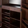 Chaises - Meuble bar en bois manguier et métal - GINER Y COLOMER
