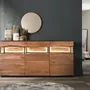 Buffets - Buffet en bois d'acacia naturel et noir - GINER Y COLOMER