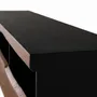 Meubles TV - Meuble TV en bois d'acacia naturel et noir - GINER Y COLOMER