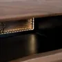 Meubles TV - Meuble TV en bois d'acacia naturel et noir - GINER Y COLOMER