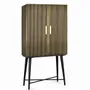 Armoires - Armoire 2 portes en bois recouvertes de bronze et dessus en marbre - GINER Y COLOMER