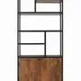 Bibliothèques - Bibliothèque avec structure en métal et bois de manguier - GINER Y COLOMER