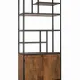 Bibliothèques - Bibliothèque avec structure en métal et bois de manguier - GINER Y COLOMER