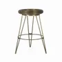 Stools - High metal bar stool 76 cm high - GINER Y COLOMER