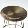 Stools - High metal bar stool 76 cm high - GINER Y COLOMER