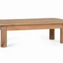 Tables basses - Table basse rectangulaire en bois d'acacia massif - GINER Y COLOMER