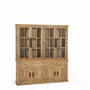 Wardrobe - 226 cm high solid mango wood wardrobe - GINER Y COLOMER