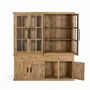 Wardrobe - 226 cm high solid mango wood wardrobe - GINER Y COLOMER