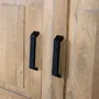 Wardrobe - 226 cm high solid mango wood wardrobe - GINER Y COLOMER