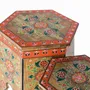 Stools - Set of 2 hand-carved and painted stools - GINER Y COLOMER
