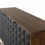 Buffets - Buffet sculpté à la main en bois de manguier et pieds dorés 135 cm - GINER Y COLOMER