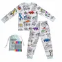 Children's arts and crafts - Colour-in pyjamas - EATSLEEPDOODLE
