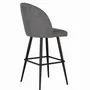 Tabourets - Lot de 2 tabourets recouverts de tissu et rembourrés - GINER Y COLOMER
