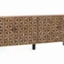 Buffets - Buffet artisanal en bois de manguier avec 4 portes, 220 cm - GINER Y COLOMER
