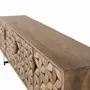 Meubles TV - Meuble TV en bois de manguier fait main avec 4 portes, 177 cm - GINER Y COLOMER