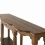 Consoles - Console sculptée à la main en bois de teck recyclé - GINER Y COLOMER