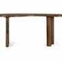 Tables Salle à Manger - Table à manger de style rustique en bois de teck - GINER Y COLOMER