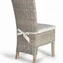 Chaises - Lot de 2 chaises en rotin avec coussin inclus - GINER Y COLOMER