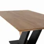 Tables Salle à Manger - Table à manger en bois d'acacia et métal - GINER Y COLOMER