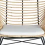 Chairs - Set of 2 rattan and metal chairs - GINER Y COLOMER