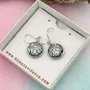 Jewelry - Black and silver earrings - Murano glass technique - BIJOUX EVIDENCE