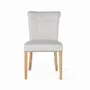 Chairs - Set of 4 beige fabric and wood chairs - GINER Y COLOMER