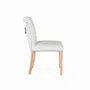 Chairs - Set of 4 beige fabric and wood chairs - GINER Y COLOMER