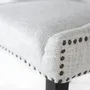 Chaises - Lot de 4 chaises en tissu gris - GINER Y COLOMER