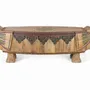 Wardrobe - Multi-colored hand-painted mango wood bench - GINER Y COLOMER