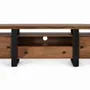 TV stands - Rosewood TV cabinet with metal legs - GINER Y COLOMER