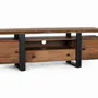 TV stands - Rosewood TV cabinet with metal legs - GINER Y COLOMER