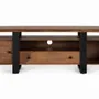 TV stands - Rosewood TV cabinet with metal legs - GINER Y COLOMER