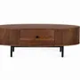 Coffee tables - Coffee table with 1 drawer in acacia wood - GINER Y COLOMER