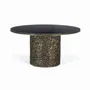 Coffee tables - Coffee table with marble top and metal base, refined elegance - GINER Y COLOMER