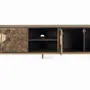TV stands - 4-door TV cabinet in mango wood and metal base - GINER Y COLOMER