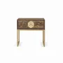 Night tables - Mango, walnut and gold bedside table - GINER Y COLOMER